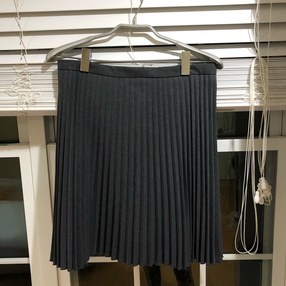 Loft pleated accordion skirt